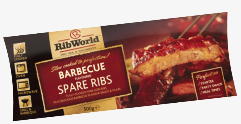Read More - Rib World Hoi Sin Flavoured Spare Ribs 500g, transparent png