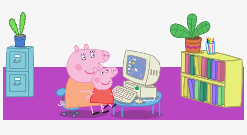 World Of Peppa Pig - Peppa Pig: Peppa Pig's Family Computer, transparent png