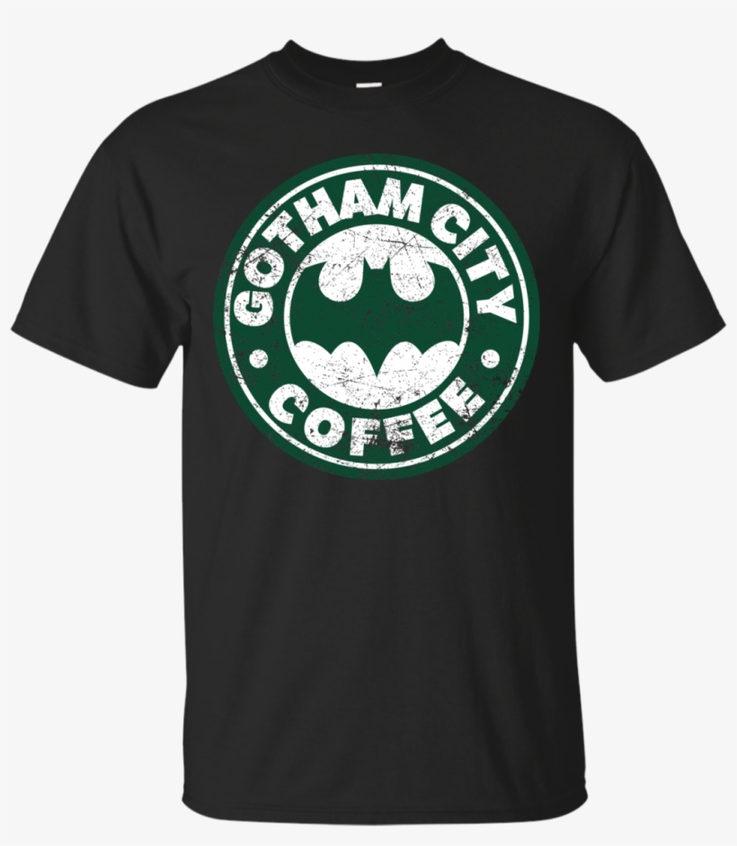 Gotham City Coffee Tee Apparel Teepeat - Daddy Superhero Shirt, transparent png