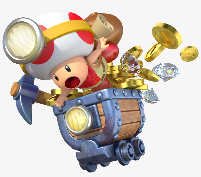 Captaintoad Minecart - Captain Toad, transparent png