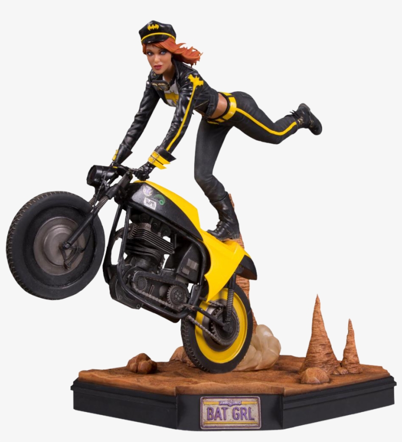 Batgirl Gotham City Garage 9” Statue - Gotham City Garage Statues, transparent png