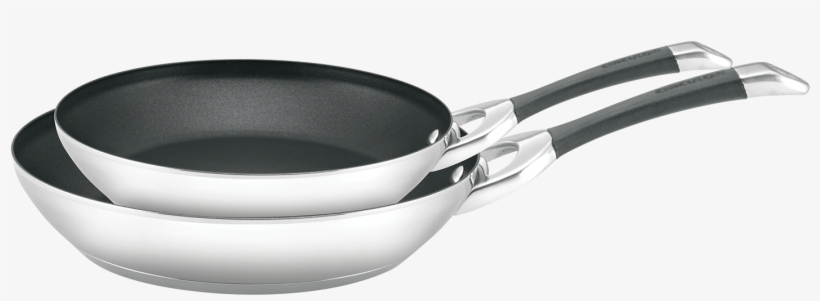 Circulon Symmetry Stainless Steel 20/28cm Skillet Twin - Frying Pan, transparent png