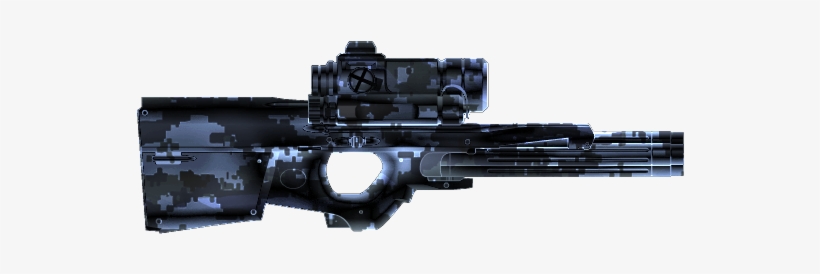 Finally I Added A Camo Pattern By Doing Filter > Render - Sniper Rifle, transparent png