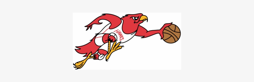 Atlanta Hawks Logos Iron Ons - Atlanta Hawks Color History, transparent png