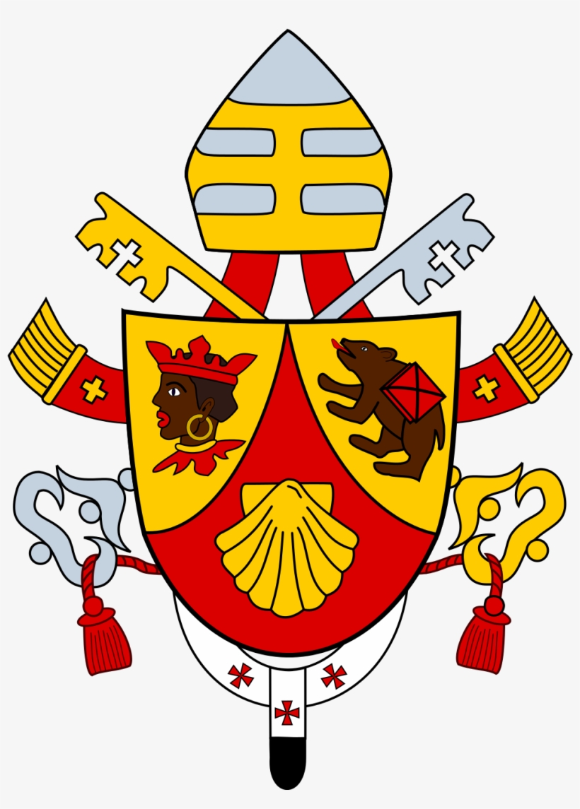 Free Coat Of Arms Template Png - Pope Benedict Xvi Crest, transparent png