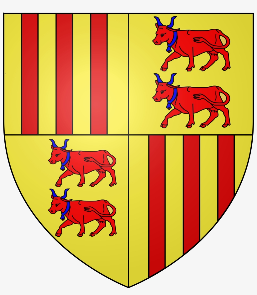 The Coat Of Arms Roger-bernard Adopted After His Inheritance - Béarn Blason, transparent png