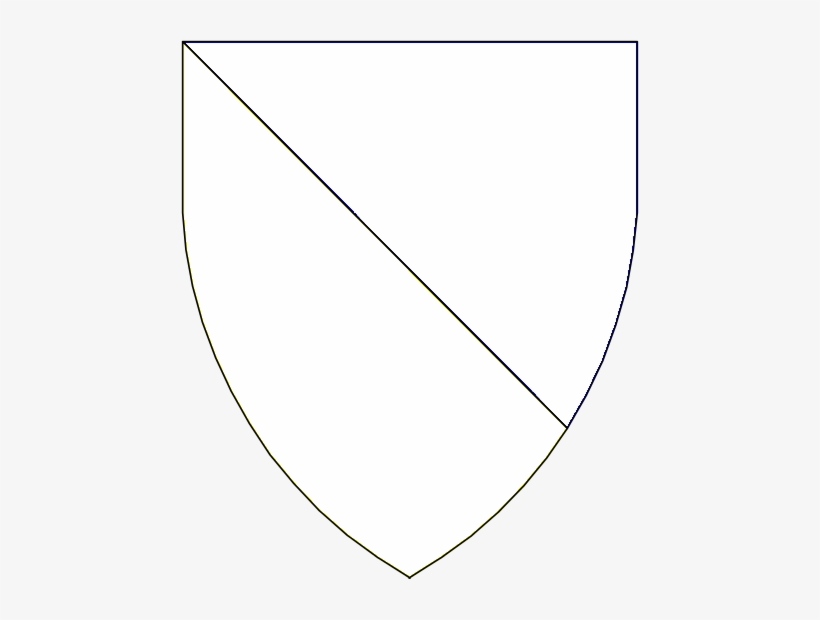 Per Saltire Shield, transparent png