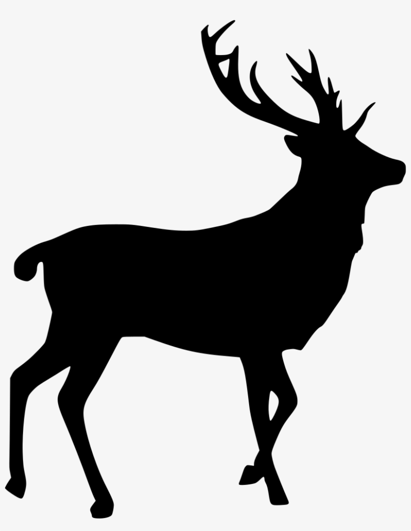 Download Png - Deer Silhouette, transparent png