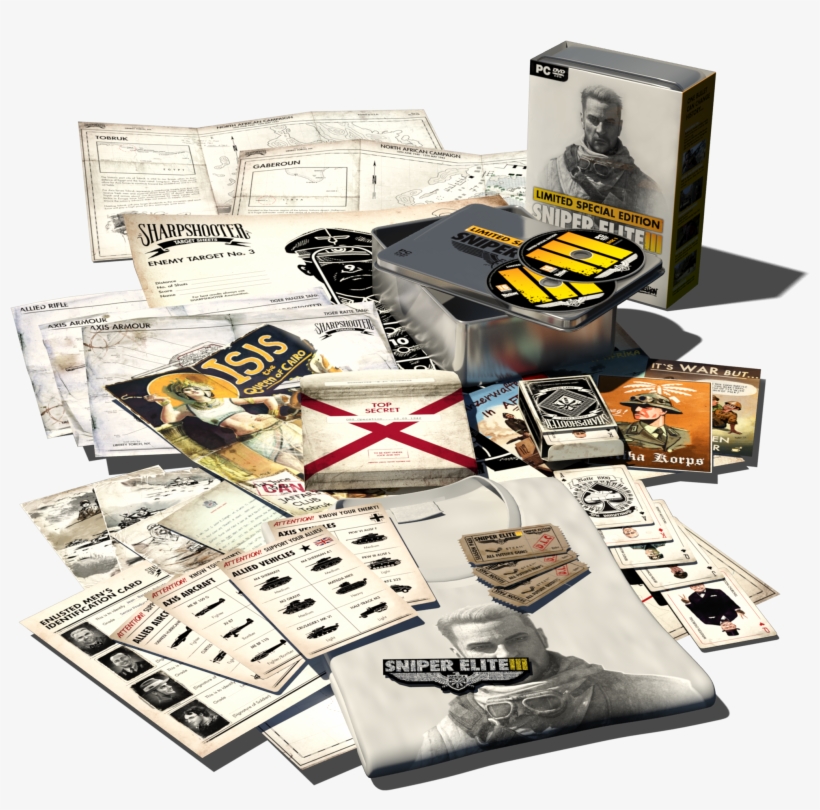 1403178343 Se3 Special Edition Final - Sniper Elite 4 Editions, transparent png
