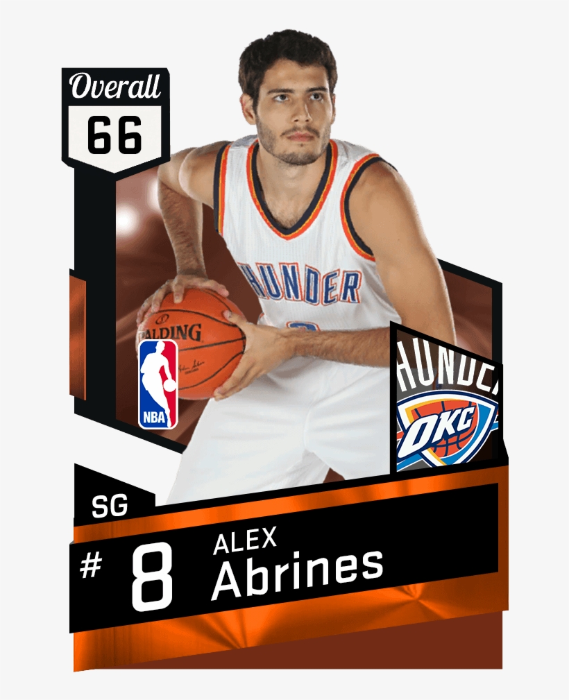 Alex Abrines - Nba 2k17 Abrines, transparent png