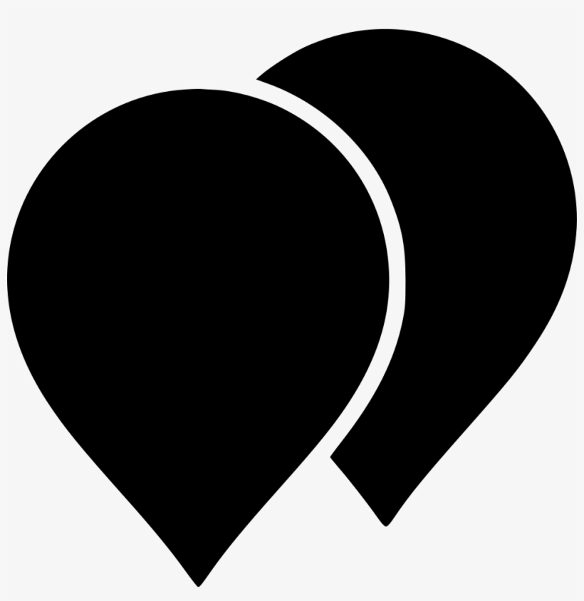 Map Pointers Comments - Heart, transparent png