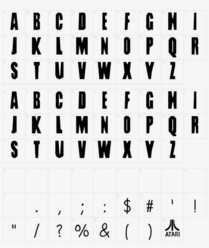 Dig Dug Font - Font, transparent png