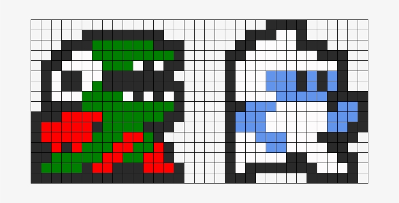 Dig Dug Perler Bead Pattern / Bead Sprite - Dig Dug Perler Beads, transparent png
