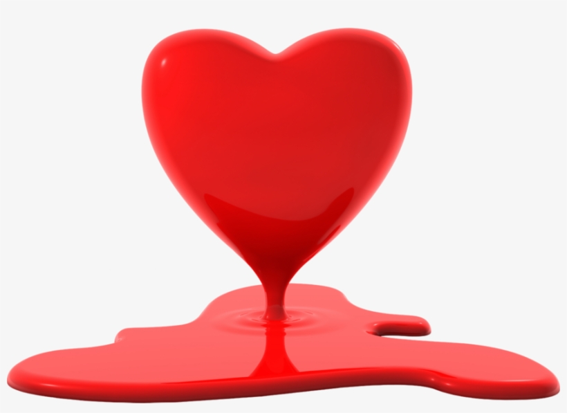 Share This Image - Melting Heart, transparent png