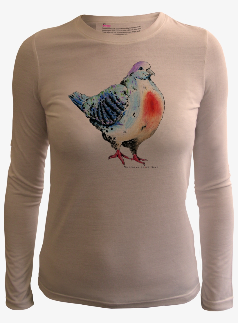 Bleeding Heart Dove Women Peach - Bleeding Heart T Shirt, transparent png