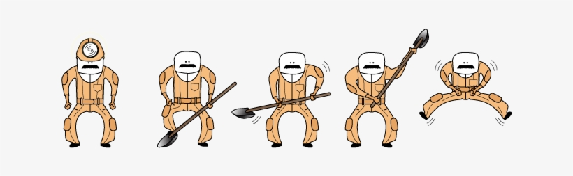 Dig Dug Mustachios Concept - Dig Dug, transparent png
