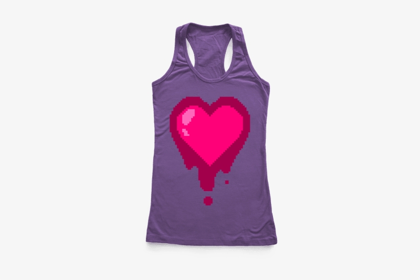 Bleeding Heart Racerback Tank Top - Every Woman Should Know How To Clean Tank, transparent png
