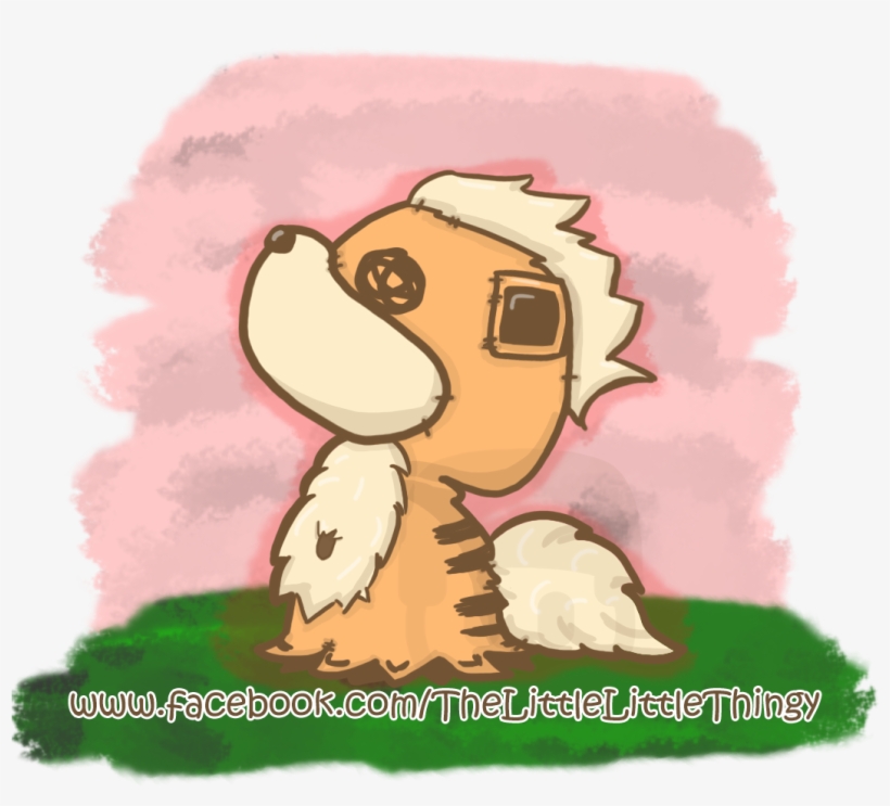 Oc Artgrowlithe - Growlithe Mimikyu, transparent png
