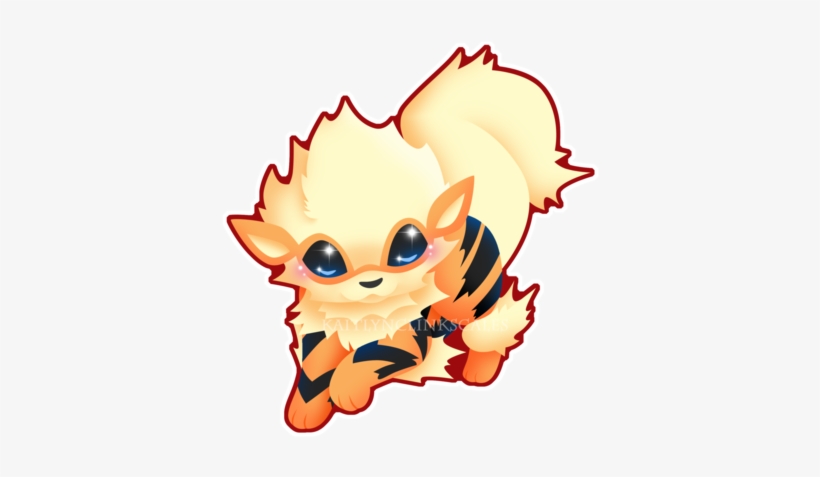 Arcanine V2 By Kaitlynclinkscales - Pokemon Arcanine Cute, transparent png