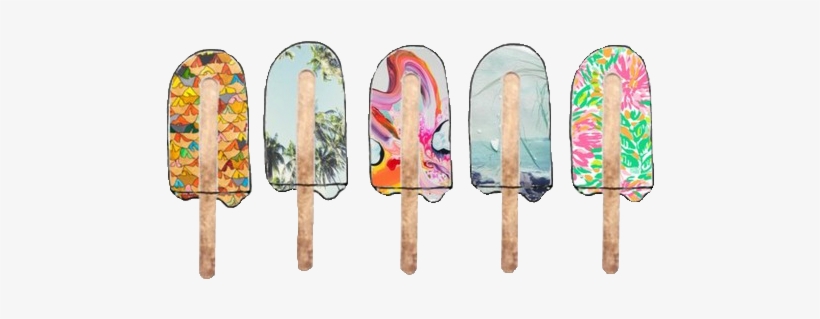 Fun To Watercolor Different Designs - Ice Cream Tumblr Png, transparent png