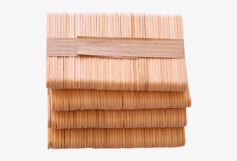 White Birchwood Custom Popsicle Sticks Ice Cream Sticks - Plywood, transparent png