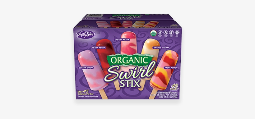 Phswirl Orgstix5flvr - Club-box - Organic Swirl Stix, transparent png