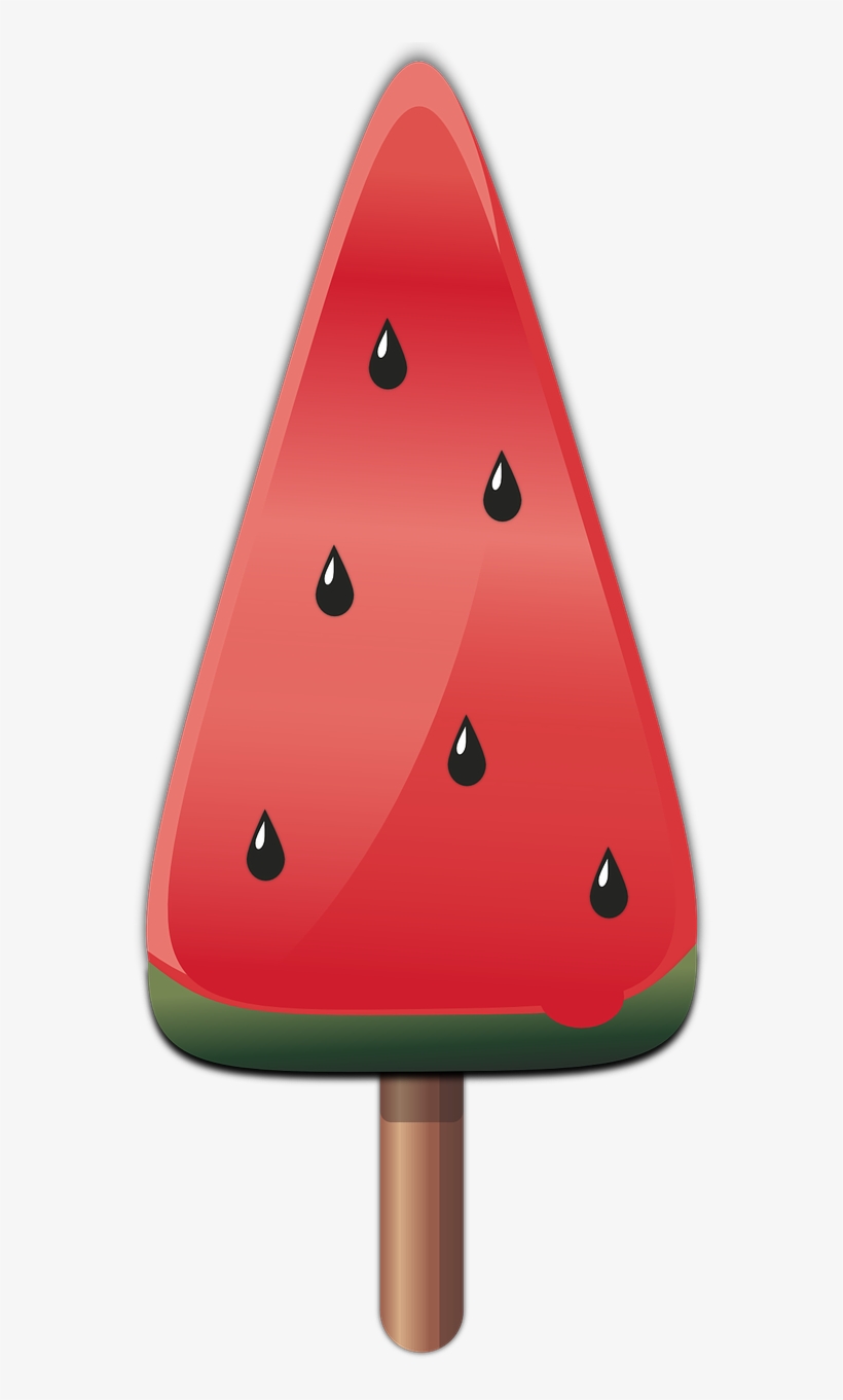 Free - Watermelon Ice Cream Png, transparent png