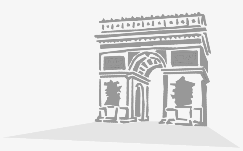 Arc De Triomphe Free Stock Photo Illustration Of The - Arc De Triomphe Clipart, transparent png