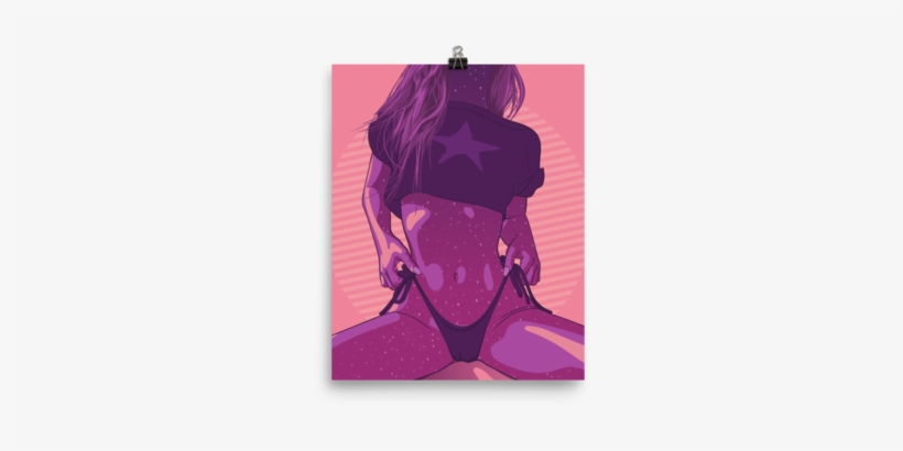 Printed Watercolour Hot Girl Poster Of A Sexy Woman - Illustration, transparent png
