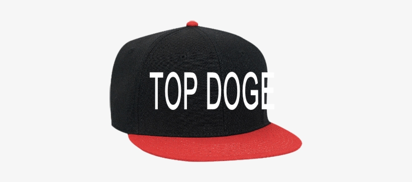 Snapback Flat Bill Hat - Top Doge Hat, transparent png