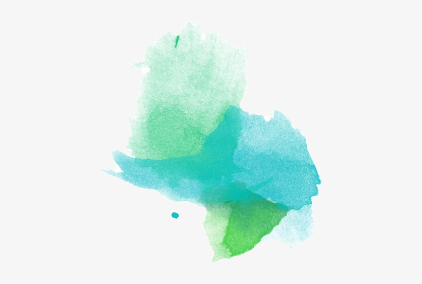 Watercolor Green Splash Png, transparent png