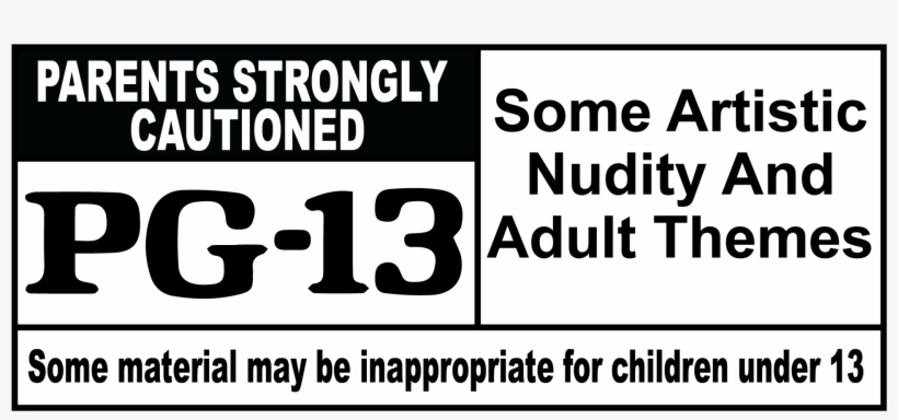 Pg 13 Nudity1 - Pg 13 Logo Png, transparent png