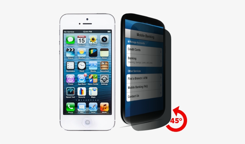 Iphone 5/5c/5s Privacy Tempered Glass By Cellhelmet - Cover Iphone 5s Leeds, transparent png