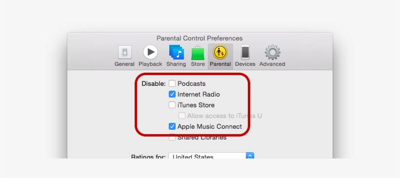 Disabling "show Apple Music" In Itunes And Using Parental - Parent, transparent png