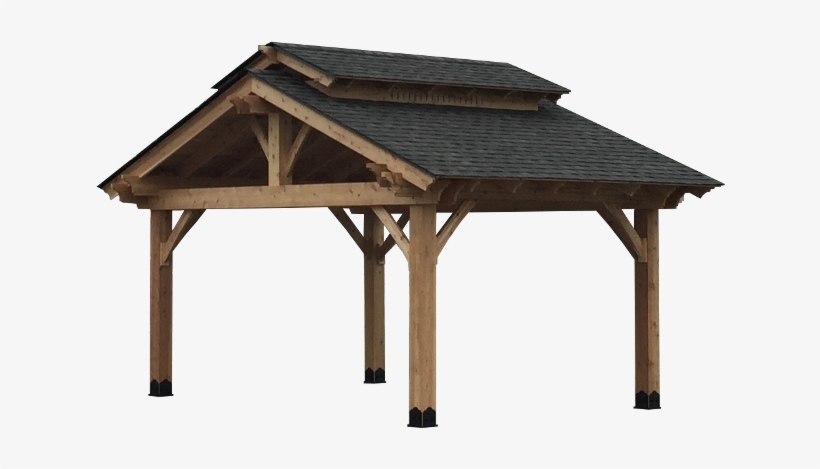 Gazebo Drawing Table Clip Art Freeuse Download - Wooden Gazebo Png, transparent png