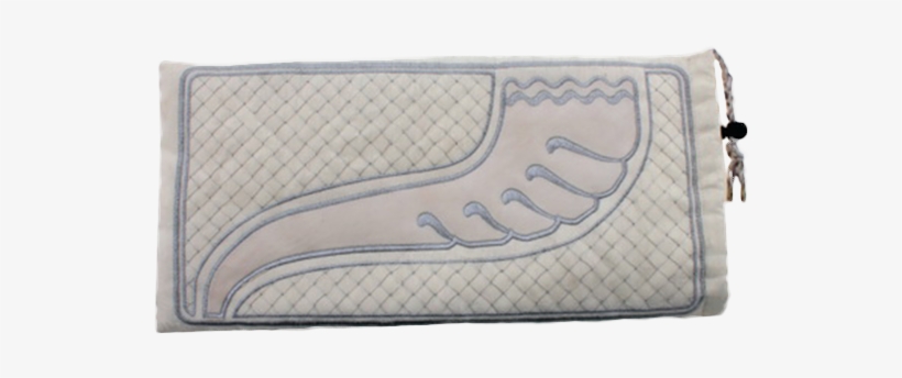 Shofar Carrying Case - Brockett Bag For Shofar With Silver Embroidery 40x20, transparent png