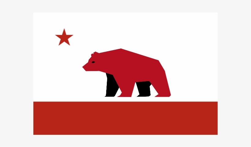 Redesignsmy Crack At A California State Flag Redesign - American Black Bear, transparent png