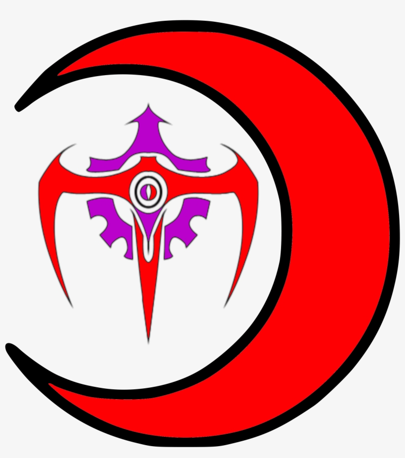 Red Moon Symbol - Emblem, transparent png