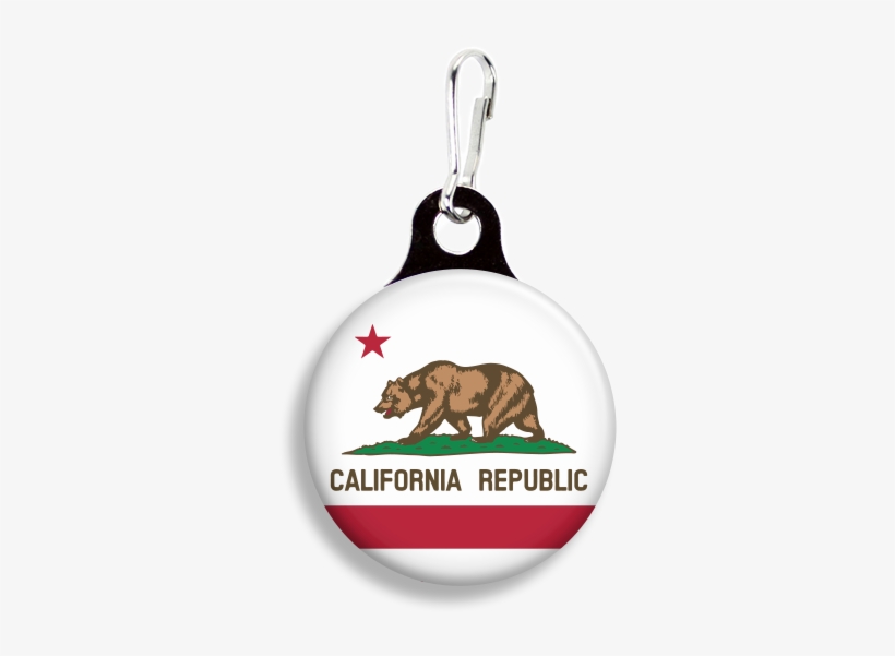 Fetch Life Pet Outfitters Dog & Cat Collar Clips - California State Flag, transparent png