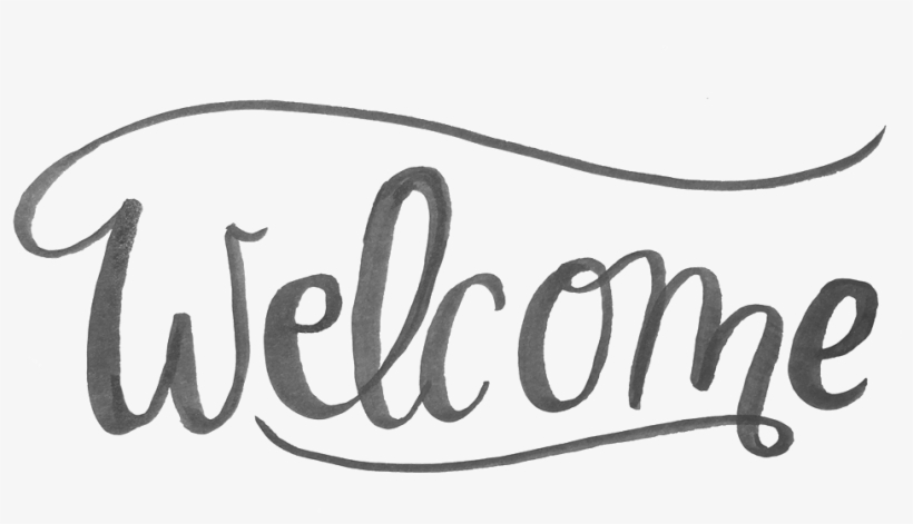 Welcome - Calligraphy, transparent png