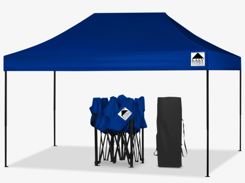 5m Waterproof Pop-up Gazebos With Sides [blue Canopy - Gazebo, transparent png