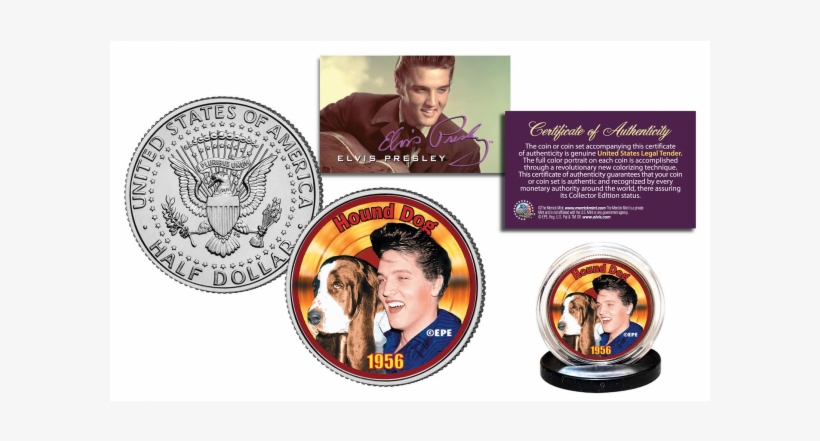Elvis Presley * Hound Dog * Officially Licensed Jfk - Elvis Presley 1956 Hound Dog Officially Licenced Jfk, transparent png