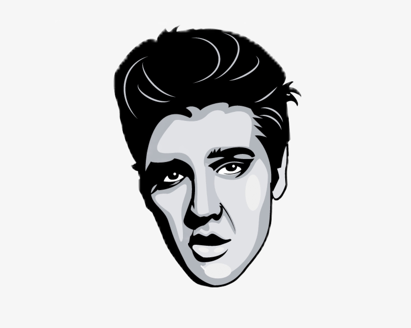 Elvis Presley Rocknroll Rockstar Rock Rock&roll Sticker - Elvis Clipart, transparent png