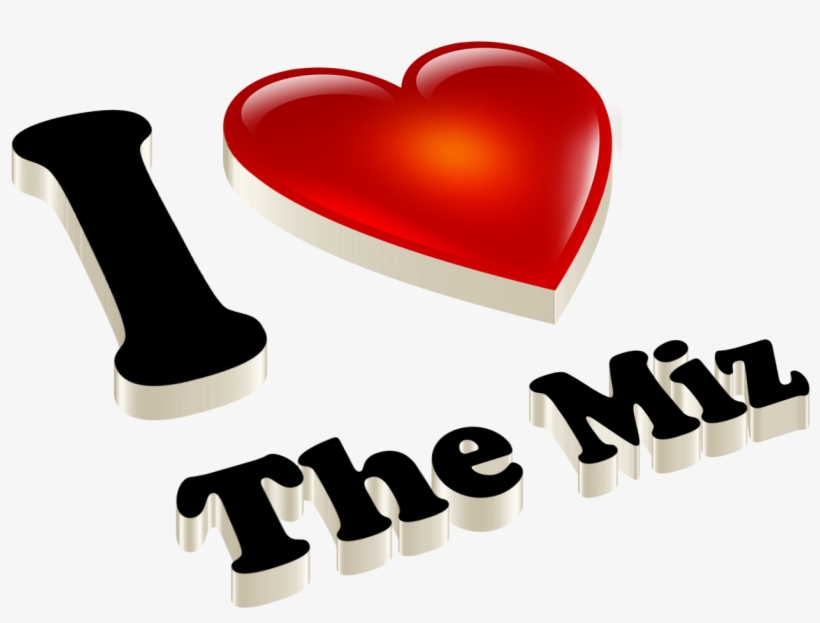 The Miz Heart Name Transparent Png - Sami Name, transparent png
