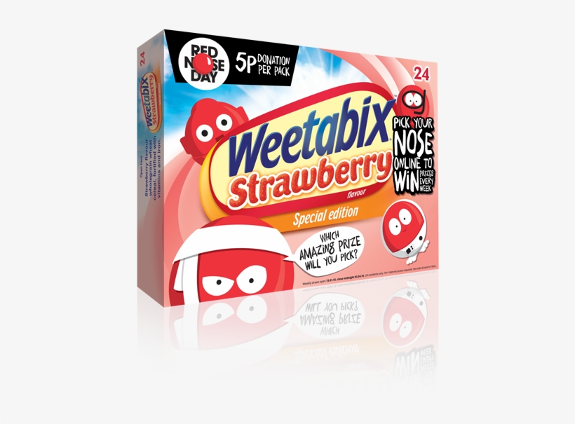 Weetabix Strawberry - Weetabix 24 Golden Syrup Biscuits, transparent png