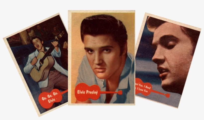 1956 Topps / Bubbles Inc Elvis Presley - 1956 Topps / Bubbles Inc #1 Go Elvis Psa 6 - Ex/mt, transparent png