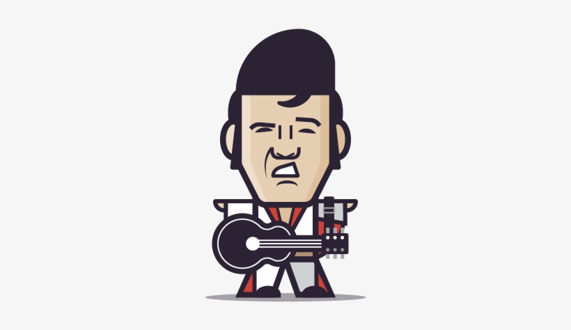 Loogmoji Of Elvis Presley - Elvis Presley, transparent png