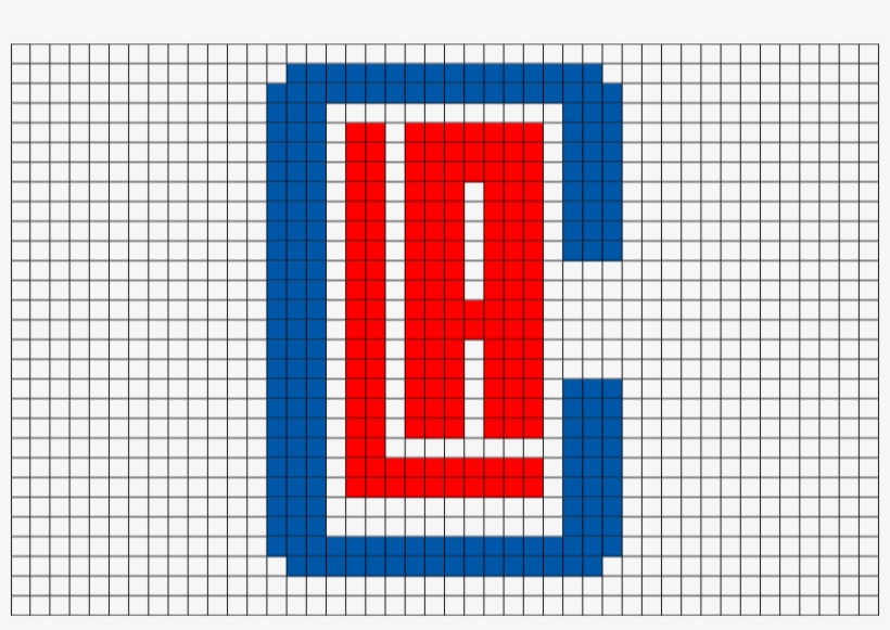 Clippers Logo Pixel Art, transparent png