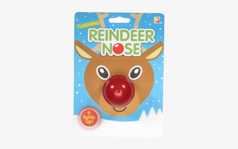Flashing Red Nose - Świecący Nos Rudolfa - Zabawka, transparent png