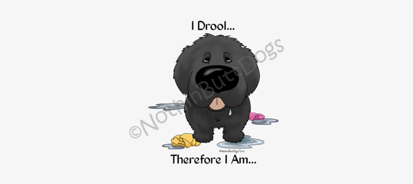 Newfie I Drool - Newfiedroollight Square Sticker 3" X 3", transparent png
